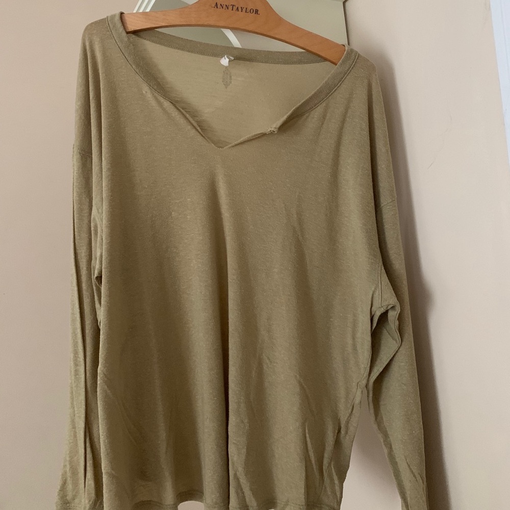 free people long sleeve top